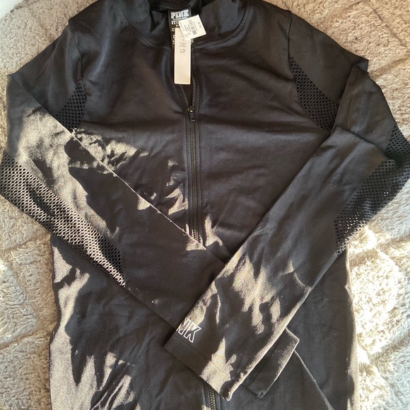 PINK seamless workout jacket. - Picture 1 of 2